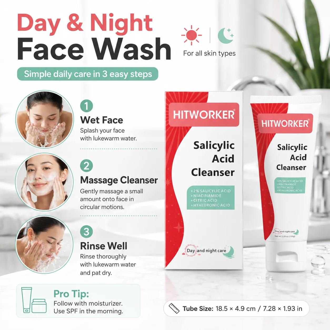 150g Akne Giderici Köpük Yüz T - Salicylic Acid Cleanser incelemesi ve fiyatı
