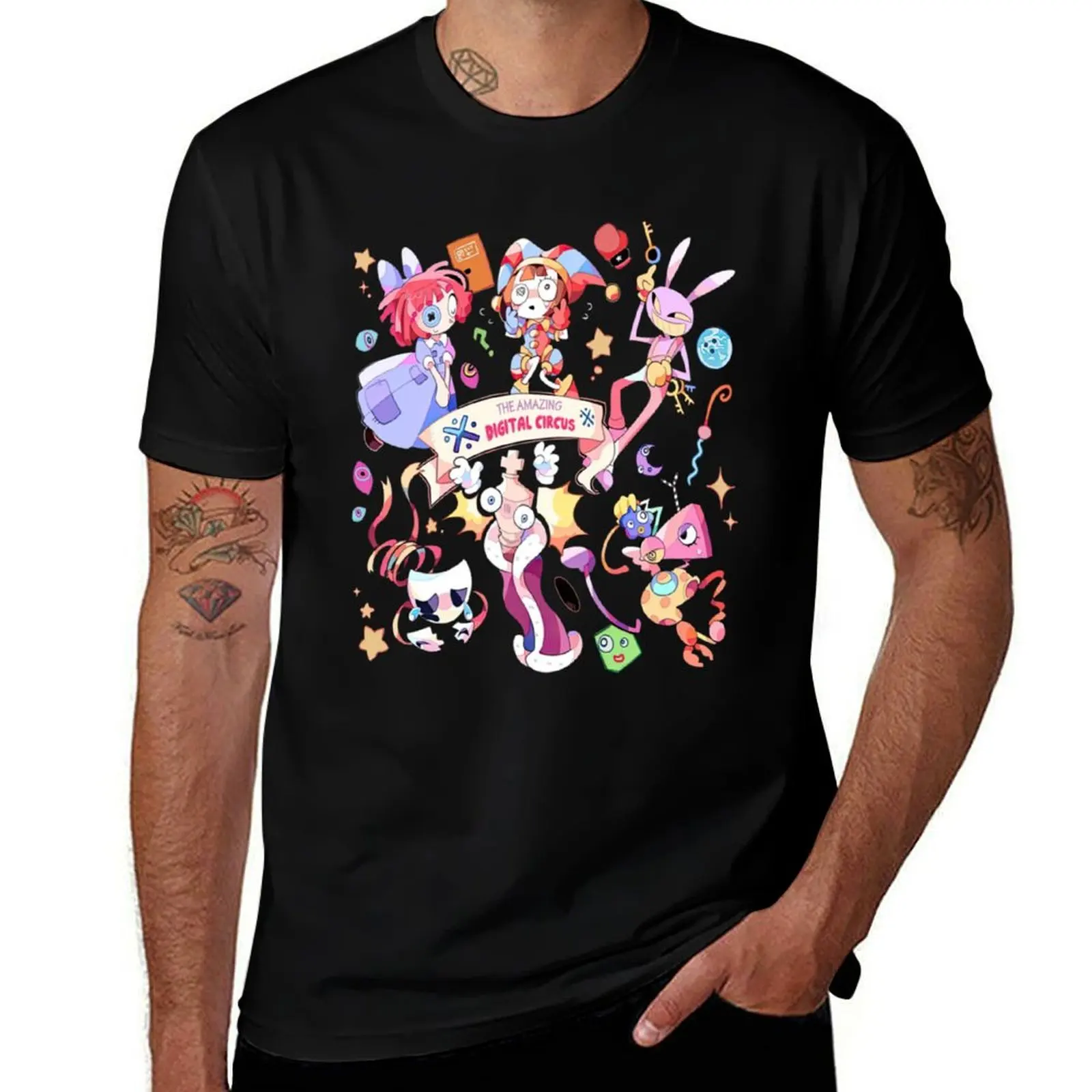 

Digital Circus Pomni Funny Ragatha Jax Digital Circus T-Shirt graphic t shirts vintage clothes oversizeds Men's t-shirts