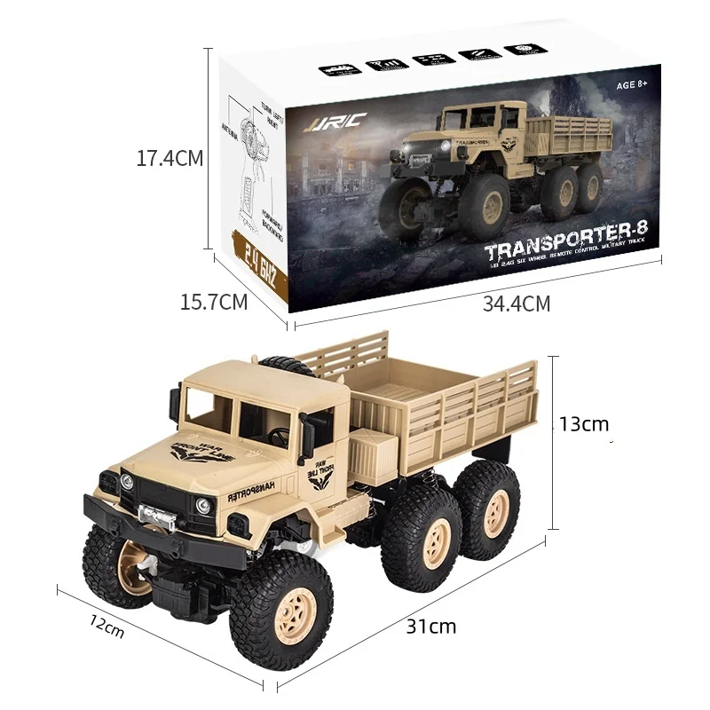 JJRC Q68&Q69 remote control of 6-wheel military truck，Christmas, Halloween, Thanksgiving gifts, suitable for boys\' gifts