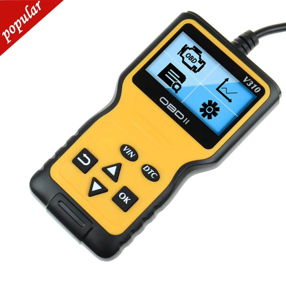 2024 Newest OBD2 Scanner Engine Fault Diagnostic Tool Code Reader V310 OBD Car Scanner Universal Car Engine Diagnostic Tools