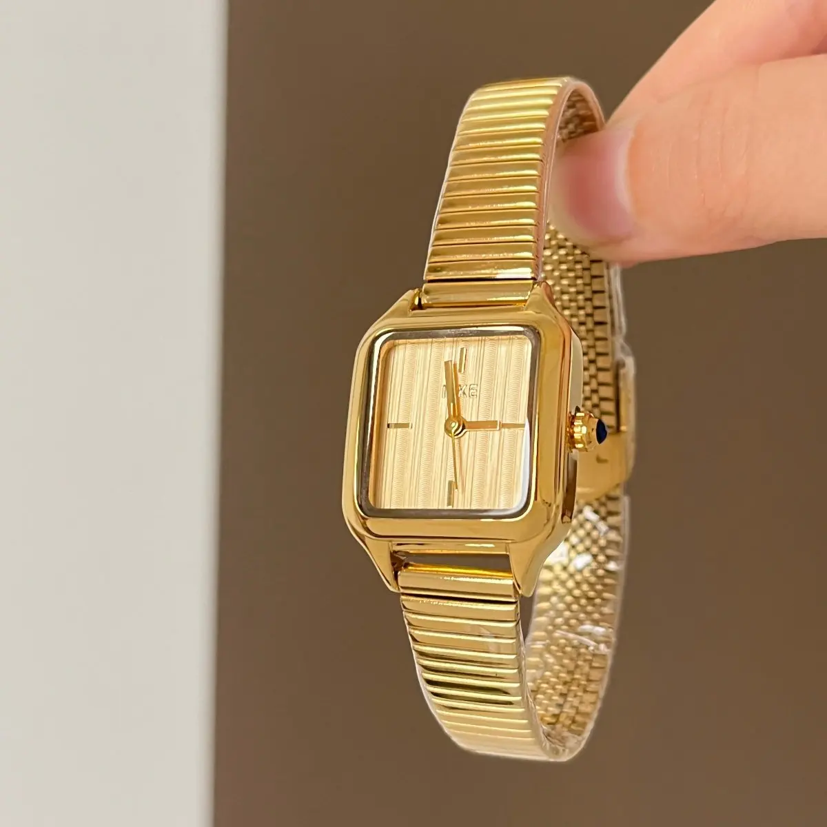 

New Luxury Gold ChainVintageWatchFor Women Minimalist And StylishDesign Quartz Wristwatch Women'S Fashion Watch, Women'S Jewelry