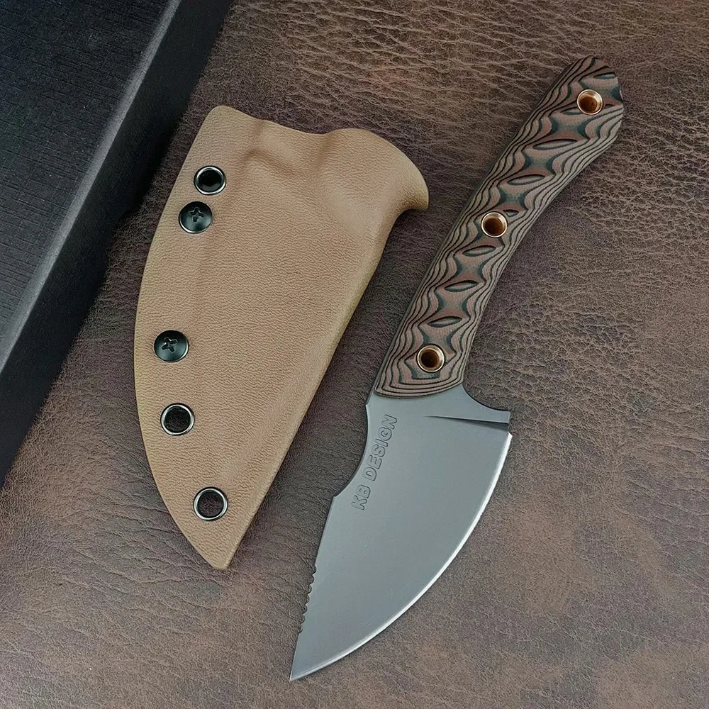 

Durable Portable Wilderness Adventure Survival Pocket Knife 8Cr13MoV Blade Outdoor Camping Straight Knife Hunting Combat Knife