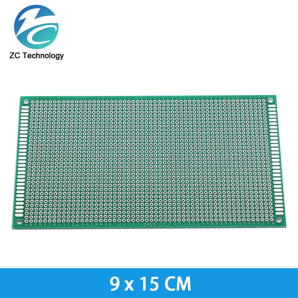 7x9 6x8 5x7 4x6 3x7 2x8cm Double Side Prototype Diy Universal Printed Circuit PCB Board Protoboard 9*15 12*18