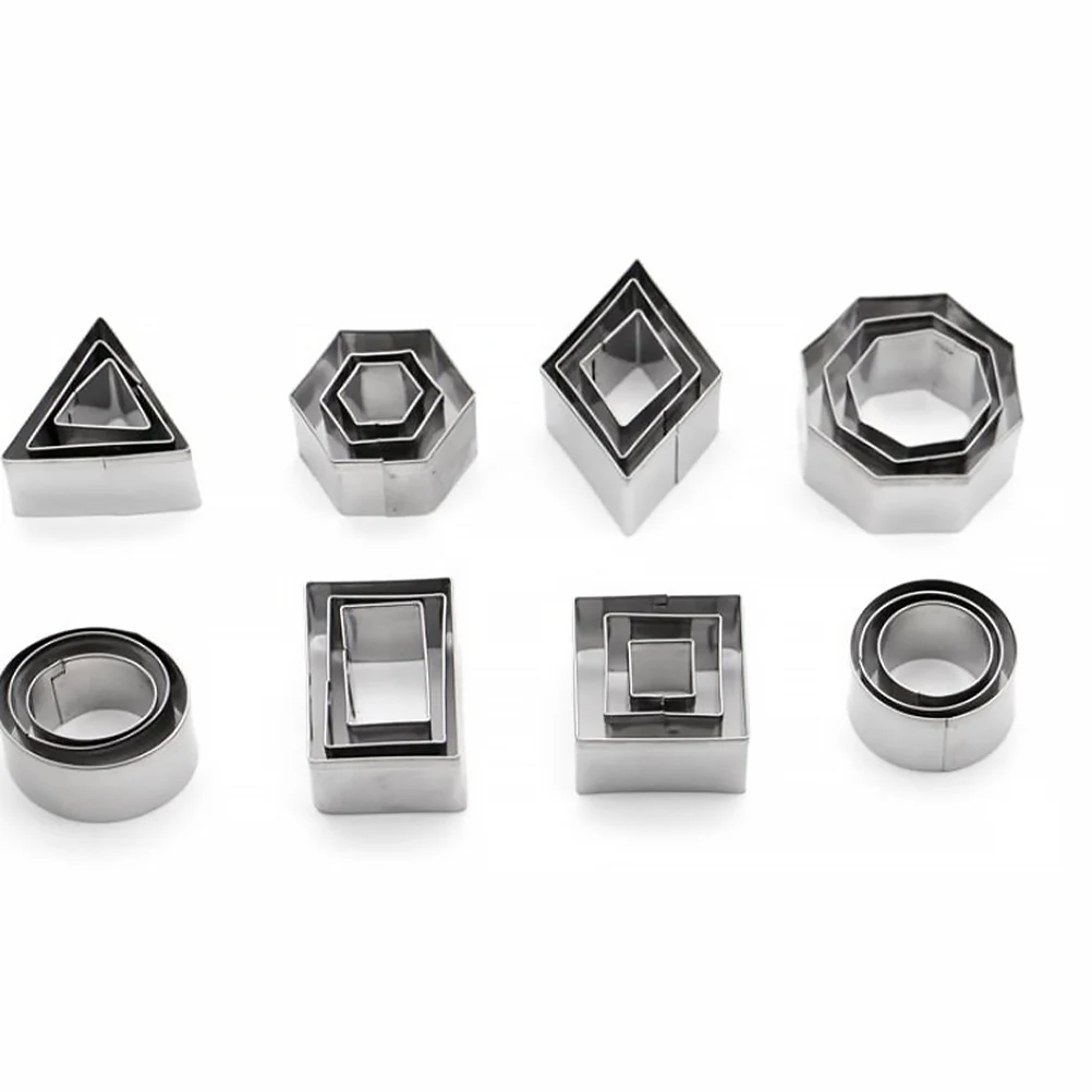 

24 Pcs Cake Mold Stainless Steel Molds Pig Shape Fruit Cutter Baking Cookie Biscuits