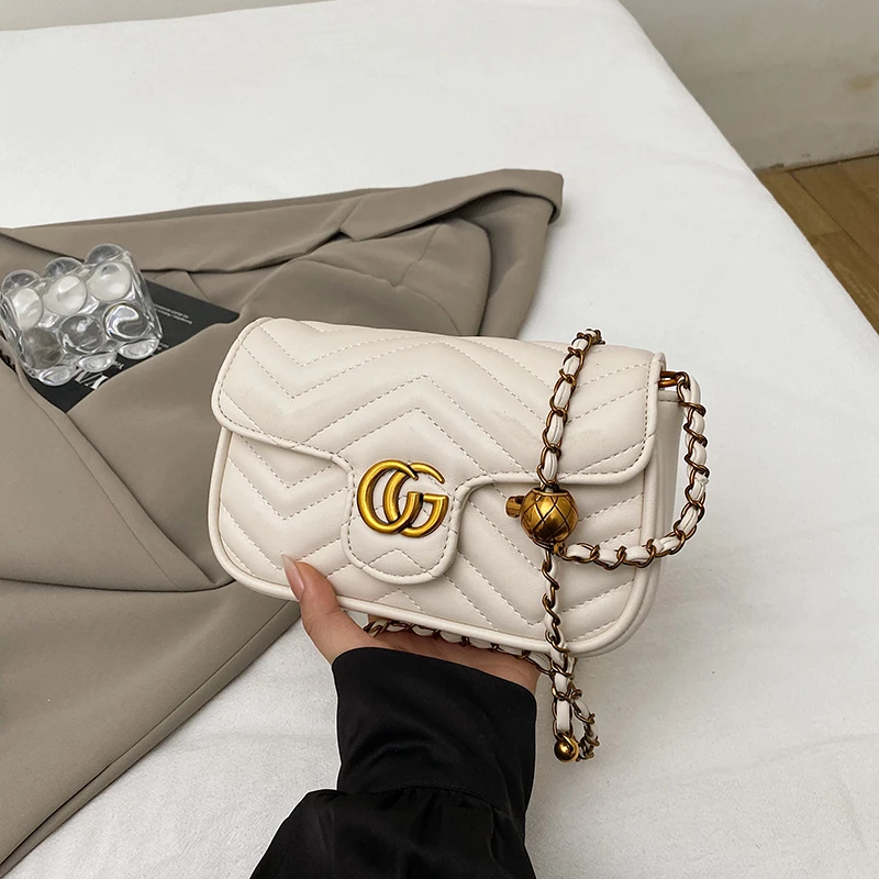 Tas Dompet Logo Huruf Minimalis Bergaya - Messenger Kulit Terinspirasi Vintage Dengan Desain Paris & Fungsi Komuter