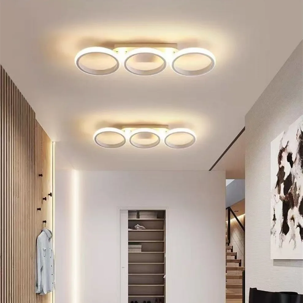 

Nordic LED Ceiling Lamp Chandelier for Living Room Corridor 30W 20W Square Round LED Ceiling Light for Kitchen Home AC 90-260V