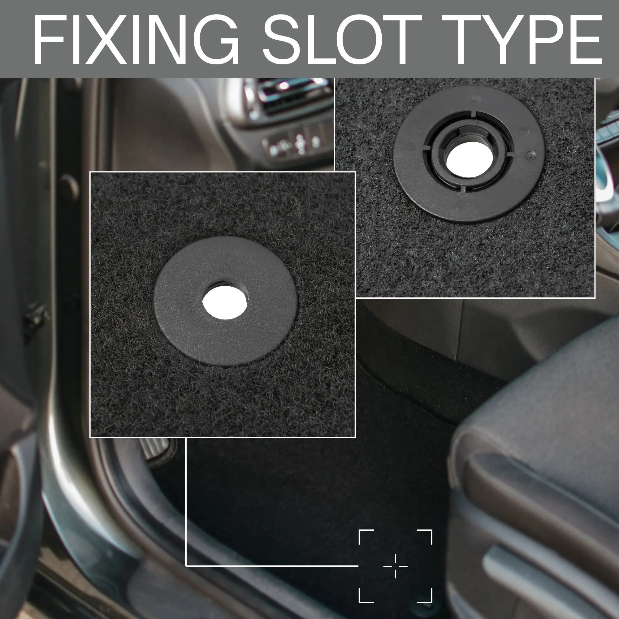 Картина 3: Велюровые коврики передние для внедорожника Hyundai Terracan (2001-2006) -Черные (2 шт)