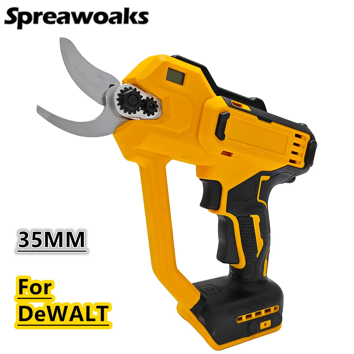 

Brushless Cordless Pruning Shears 35mm High-power Electric Scissors Branch Pruner Cutter Garden For DeWALT 20V Battery