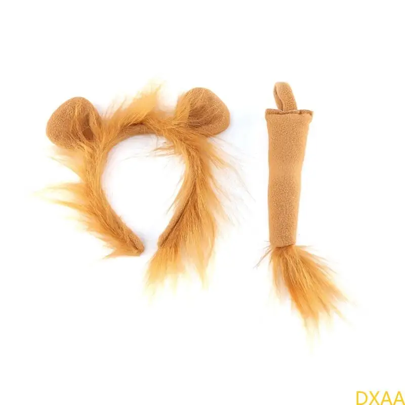 DXAA Halloween Lions -kostuums voor kinderen Toddlers dierenkostuumcosplay -accessoires
