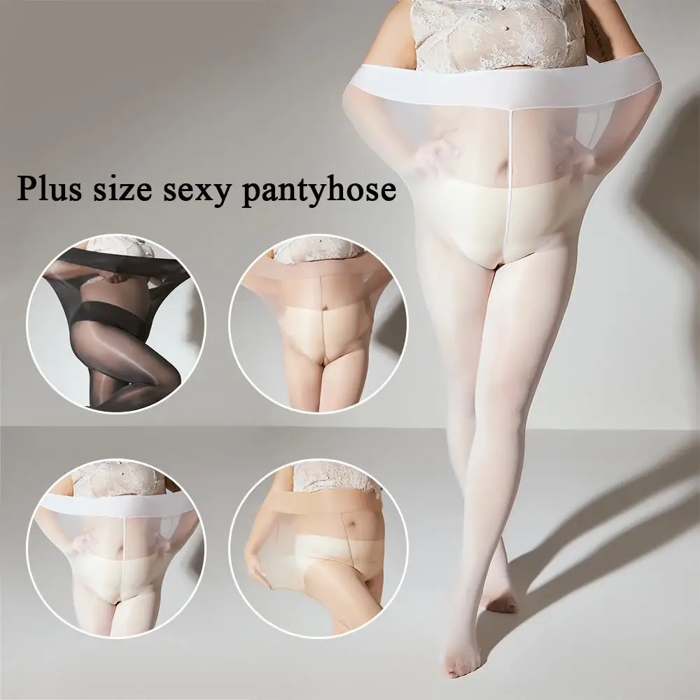 Sexy Oil High Elastic Stockings Anti-scratch Legging Pantyhose Thin Invisible Stockings anti-Hook Plus Size Breathable Tights