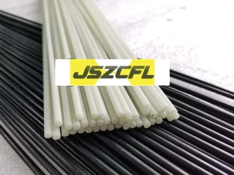 

3pcs White Glass Fiber Rod Diameter 8mm Fiberglass Rods Insulation Accessories Lenght 500mm