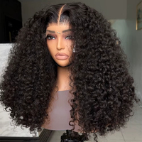 Deep Wave HD Bob Wig Human Hair Frontal Wig Brazilian 200% 13x4 Short Bob Curly Lace Front Wigs 13x4 Wig For Women