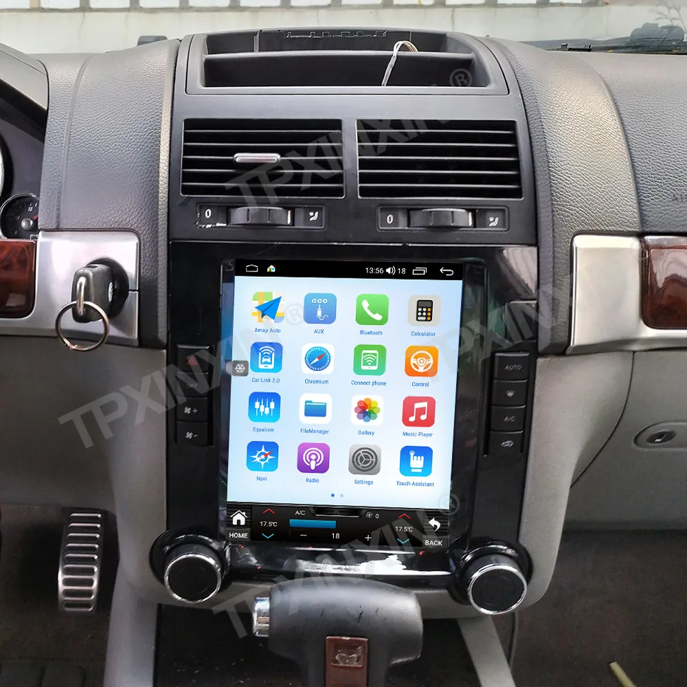 

9,7-дюймовый сенсорный экран 4K для Volkswagen Touareg 2003-2010, автомобильная магнитола с GPS-навигацией, мультимедийный видеоплеер, стереосистема