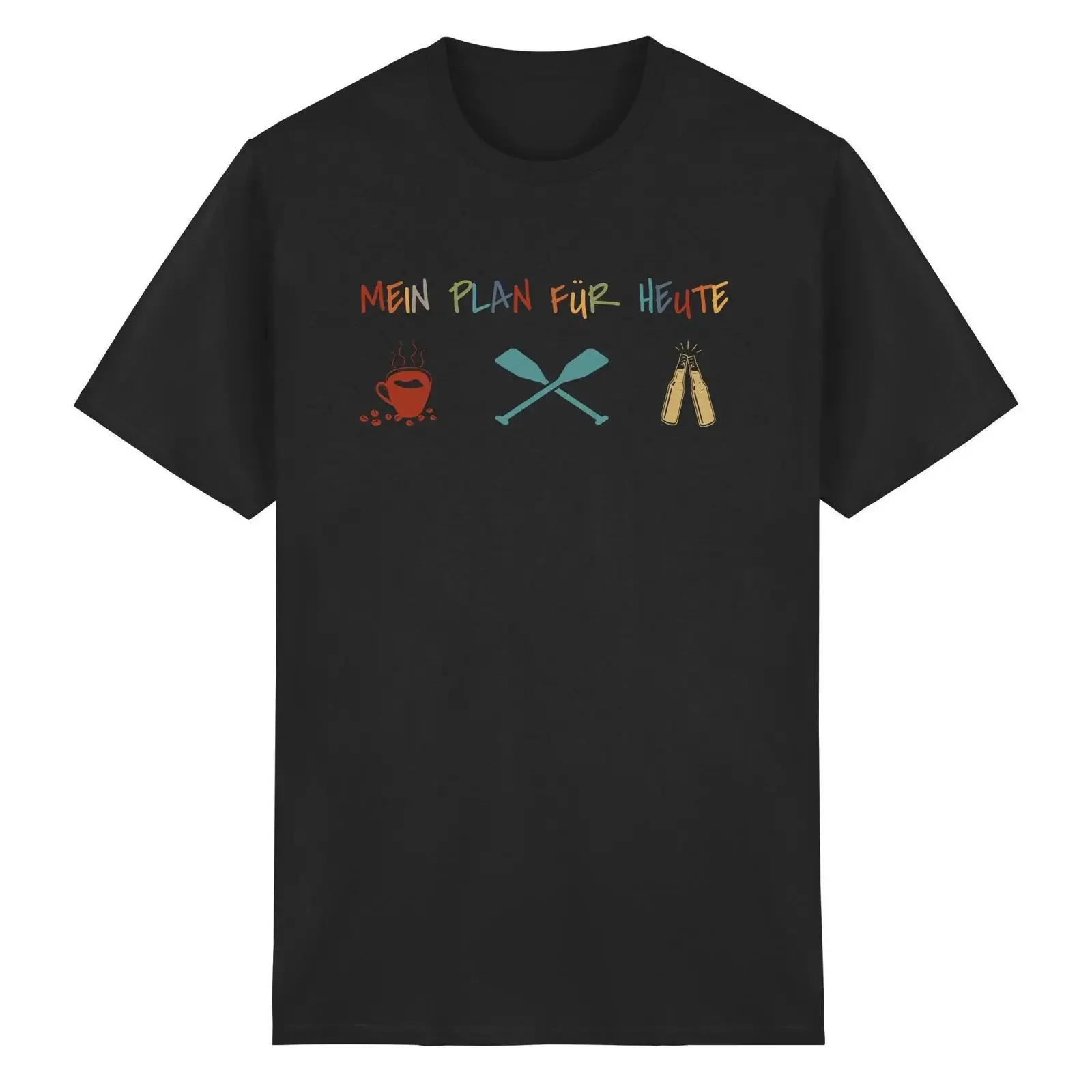 T Shirt Rower My plan for today Rowing Saying Boat Paddling Kayak Men amp 39 s vintage Washed designer clothes Versatile