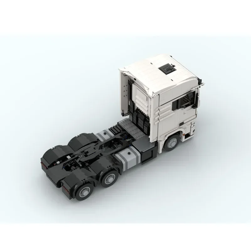 MOC-102950 Bianco Classico Iconico Camion da Trasporto di Carico Van Modello di Mattoni 3130 PartsMOC Creativo Ragazzi Bambini Compleanno Giocattolo Regalo