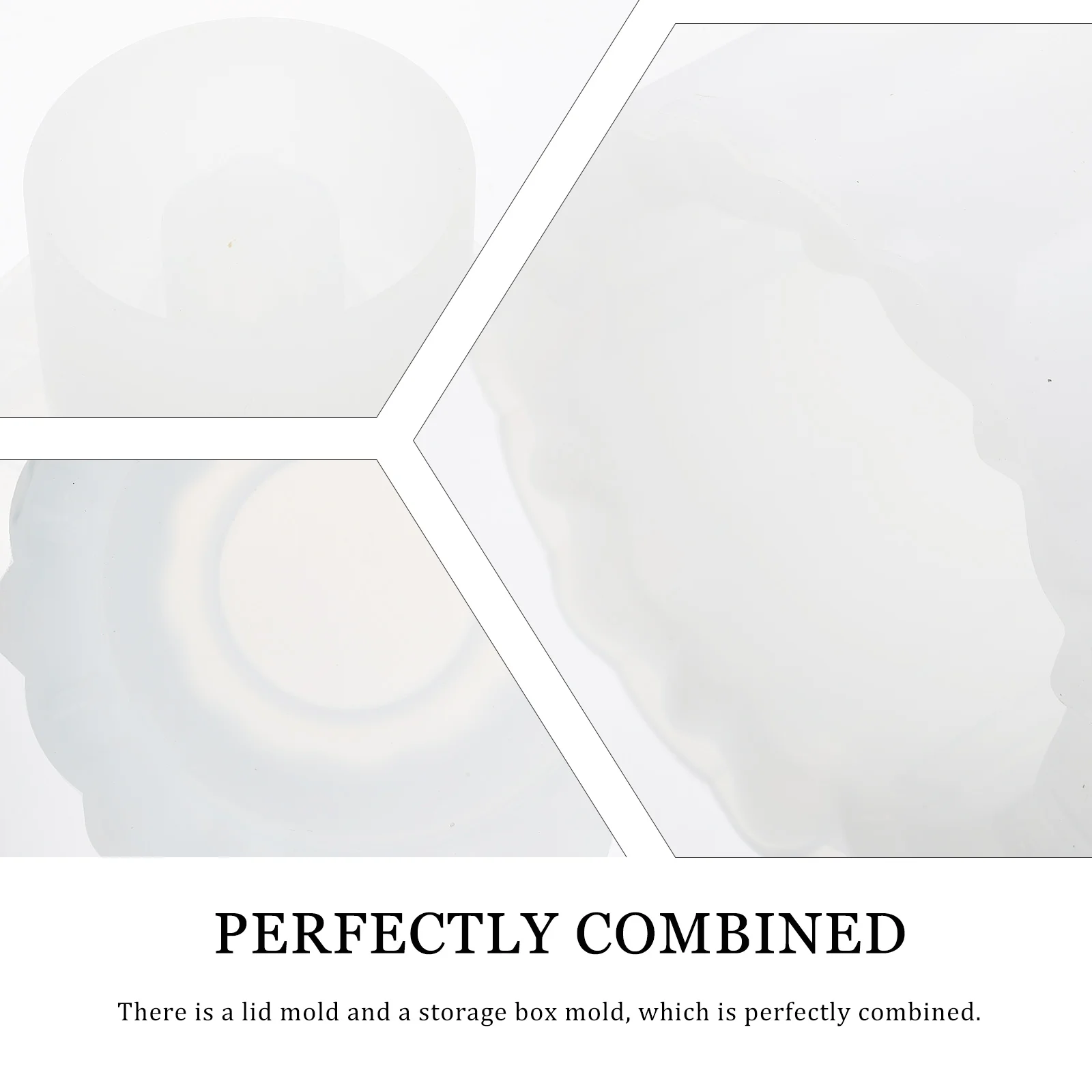 

Crystal Epoxy Silicone Storage Box Jewelry Case Pudding Cup Casting Storage Box Mold Reusable DIY Craft Accessory