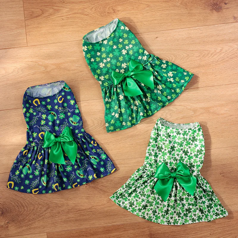 

New Spring And Summer Anti-Shedding Irish Dog Skirt Small Dogs And Cats Anti-Sticky Hair Breathable Princess Skirt