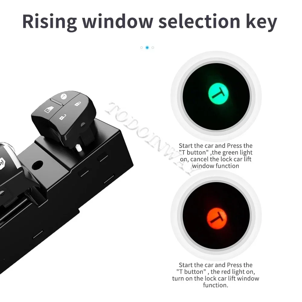 Car Power Window Closer Swicth Glass Lifter Button for nissan x-trail t32 2018 rogue qashqai J11 murano z51 Serena accessories