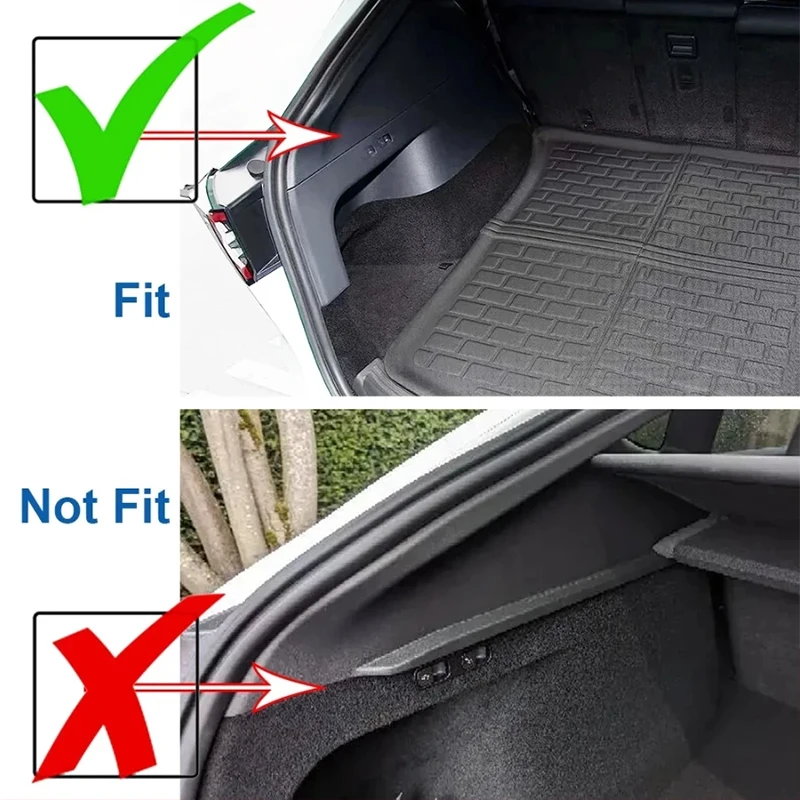 Trunk Cargo Cover Curtain for Tesla Model Y 2021-2024 Rear Luggage Carrier Retractable Partition Baffle Plate Storage Modified