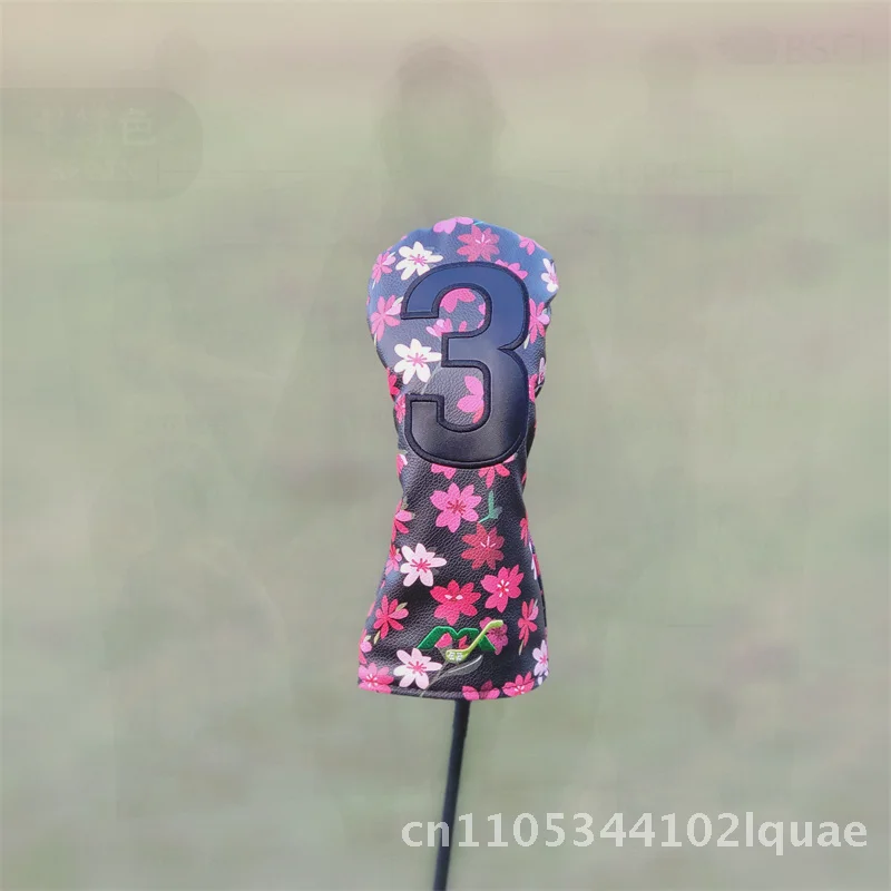 sakura-golf-cart-cover-wooden-rod-protective-cover-simple-leather-ball-head-push-rod-cover-pu-leather-waterproof-white-black