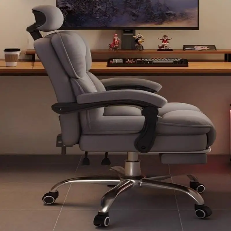 

Designer Black Office Chairs Gray Comfortable Swivel Leather Office Chairs White Oversized Chair Sedia Ufficio Furniture