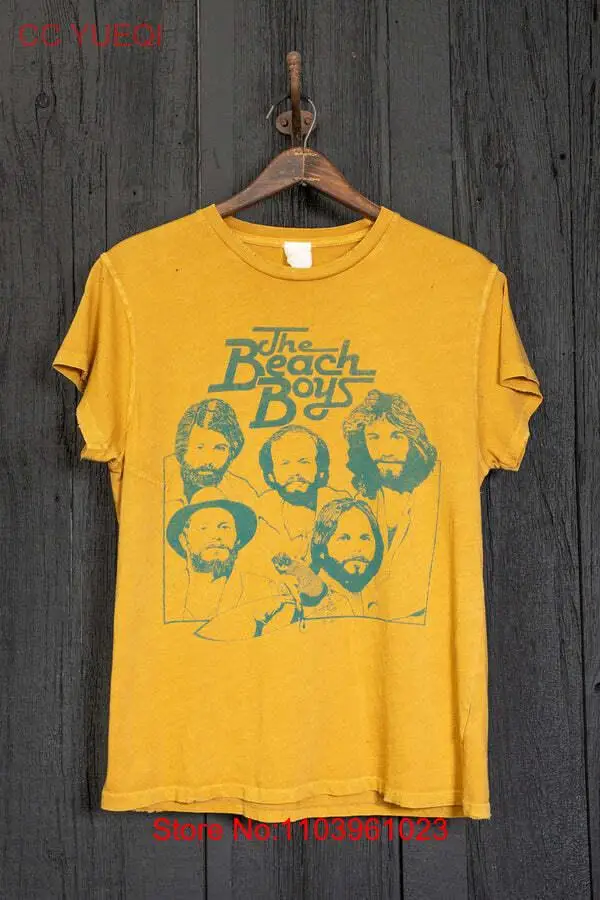 The Beach Boys band On Tour 83 basic style Gold T shirt basic NH13480