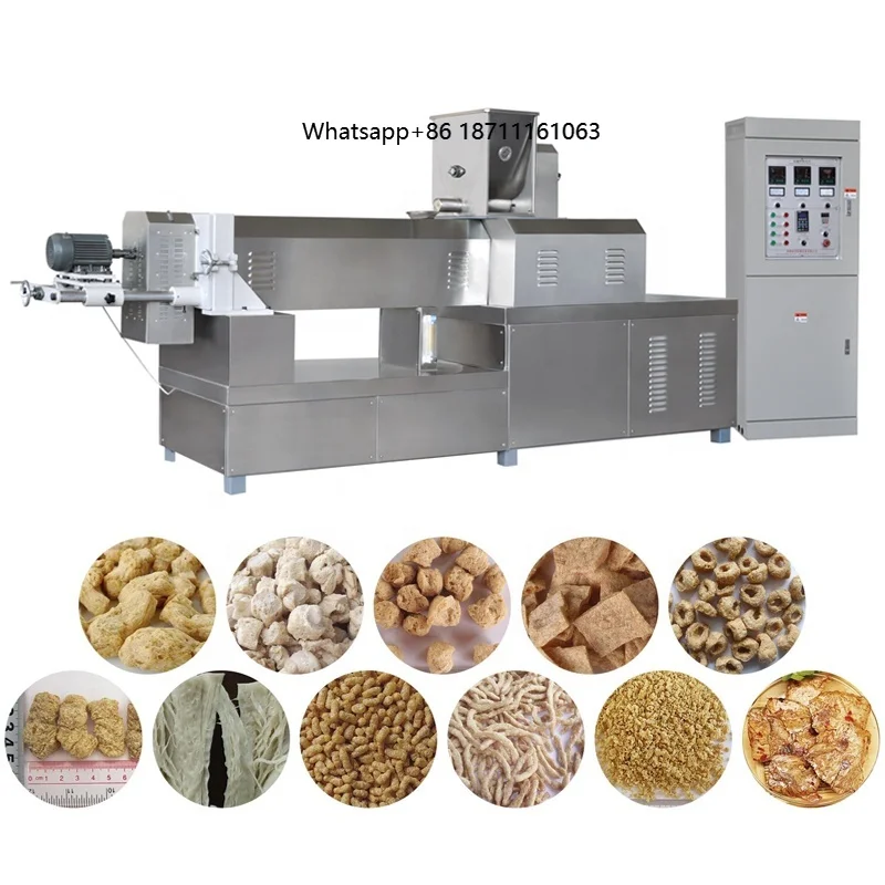 Soy Bean Meat Processing Machine/ Textured Vegetable Soya Protein Making Machines for Sale