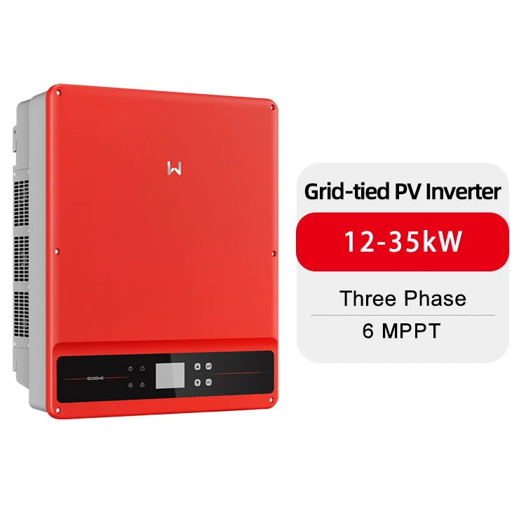 LVSMT Series 12/15/20/30/35kW Three Phase 6 MPPT 98.8% High Efficiency Low Voltage Commercial Solar Inverter IP65 5-Year