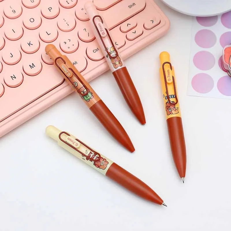 36pcs/lot Kawaii Capybara Mechanical Pencil Cute 0.5/0.7MM Drawing Writing Automatic Pen School Office Supplies