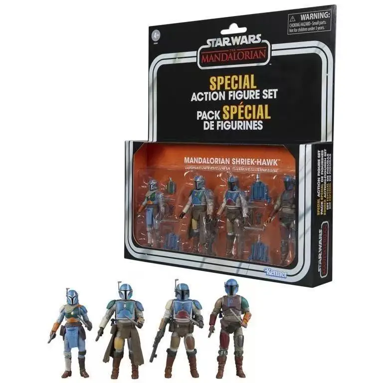 

Hasbro Star Wars 3.75-inch 4-player Set Mandalor Screaming Eagle Squad Can Be Used To Make Figures