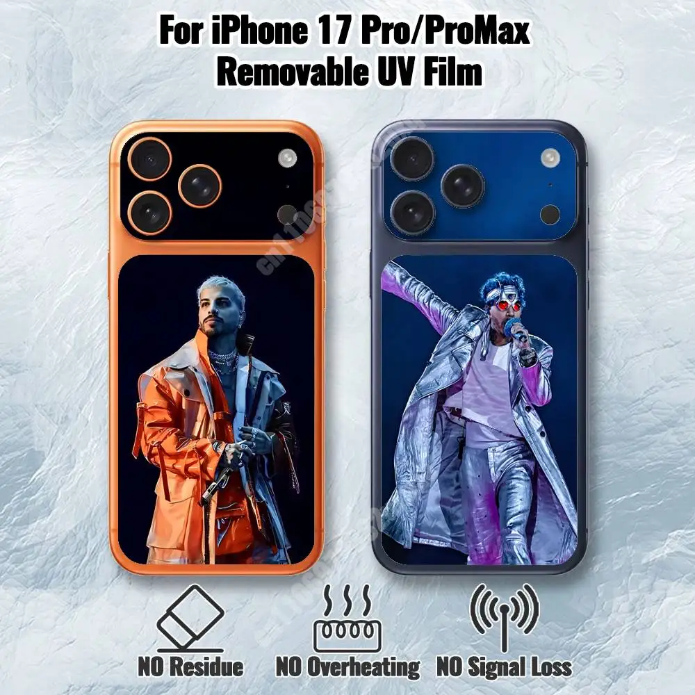 

R-Rauw Alejandro-S Cosa Nuestra Removable UV Film for iPhone 17 Pro 17 ProMax Protective Sticker
