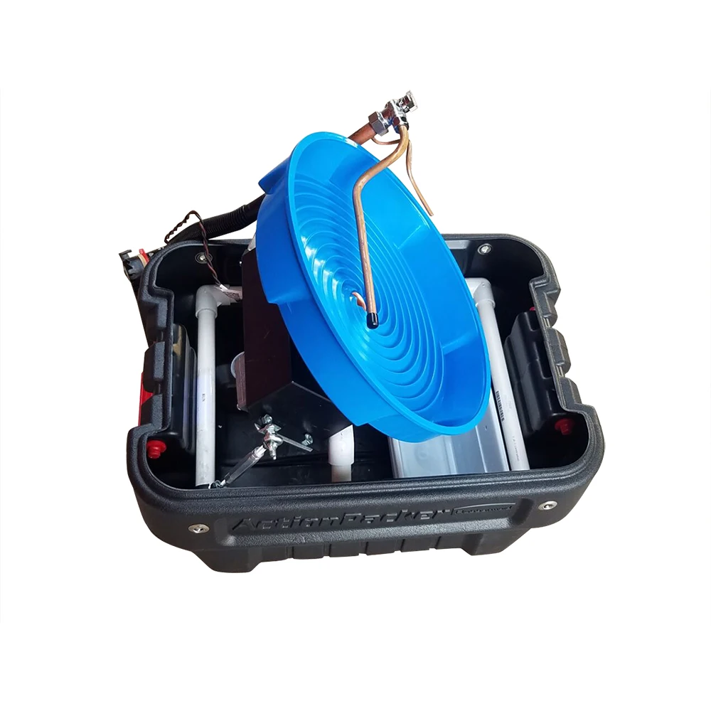 

Small Capacity Gold Mining Machinery Mini Portable Spiral Gold Panning Washing Machine