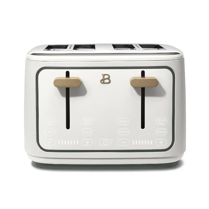 Beautiful 4 Slice Toaster, White Icing by Drew Barrymore