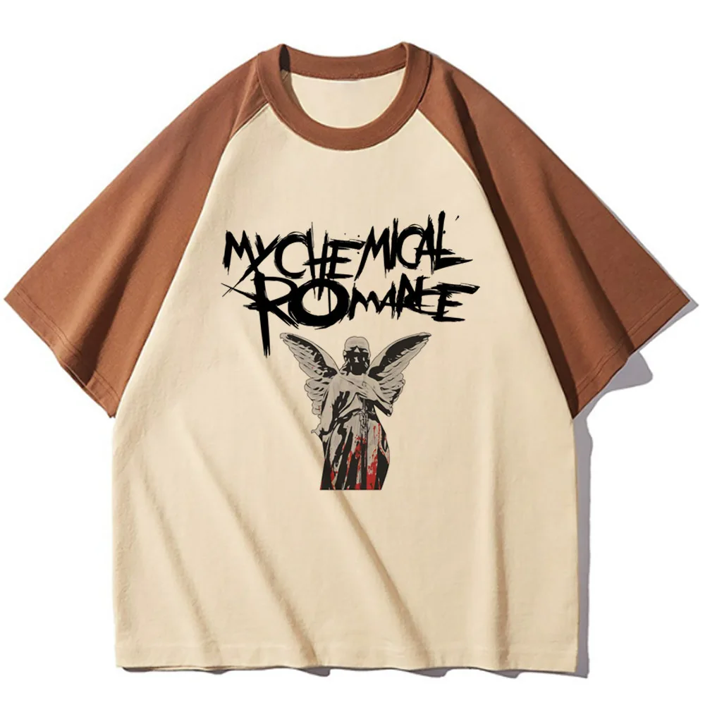 Mcr My Chemical Romance tshirt women stretchy t shirt girl y2k clothing