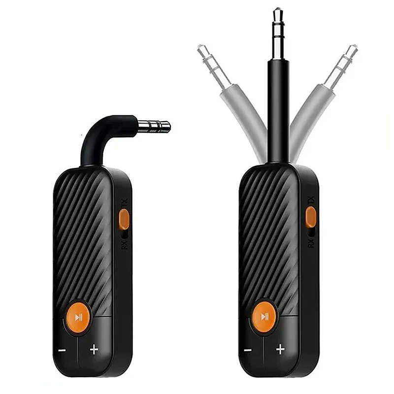 BT-16 bluetooth 5.2 Audio Receiver Transmitter 3.5MM 3.5 AUX with Mic Stereo Music Wireless Adapter for Headphones PC TV Car