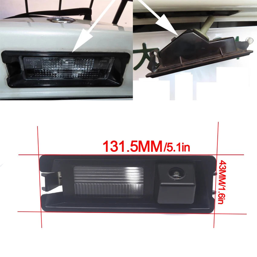 HD CCD 1080P Car License Plate Light Rear View Camera For Nissan Micra K12 2002~2010 K13 2010 2011 2012 2013 2014 Night Vision