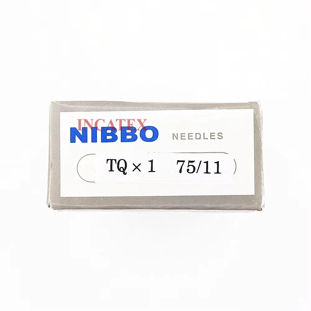 500 Pcs Genuine NIBBO Sewing Needle TQX1 65/9 70/10 75/11 80/12 90/14 100/16 110/18 For Industrial Sewing Machine