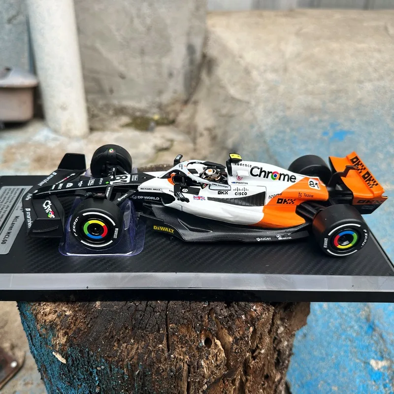 ccaシミュレーション-1-24-f1レーシングカーモデル-mcl60-モナコステーション-2023コレクション-ダイキャストミニチュアカー-男の子へのプレゼント