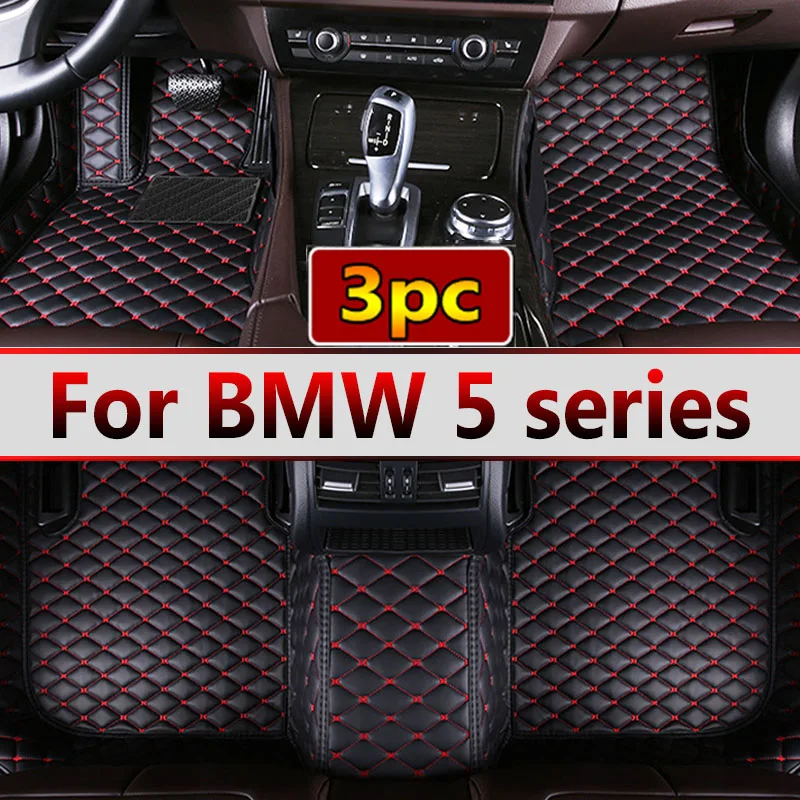 Car floor mats for BMW 5 series G30 525i 530i 540i 2018 19 20 21 22 Custom auto foot Pads automobile cover interior accessories