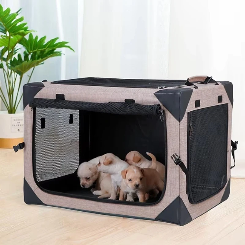 

Portable Pet Dog Car Travel Seat Breathable Pet Puppy Cat Camping Hotel Cage