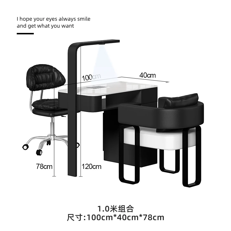 Japanese Manicure Set Salon Table Professional Nail Chair Tables Tech Supplies Furniture Beauty Chairs Manicure Tafel Nails