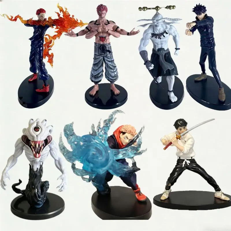 Heiße Jujutsu Kaisen Megumi Fushiguro Anime Actionfigur PVC Sammlermodell Desktop-Dekoration Heimdekoration für Jungen Geschenke