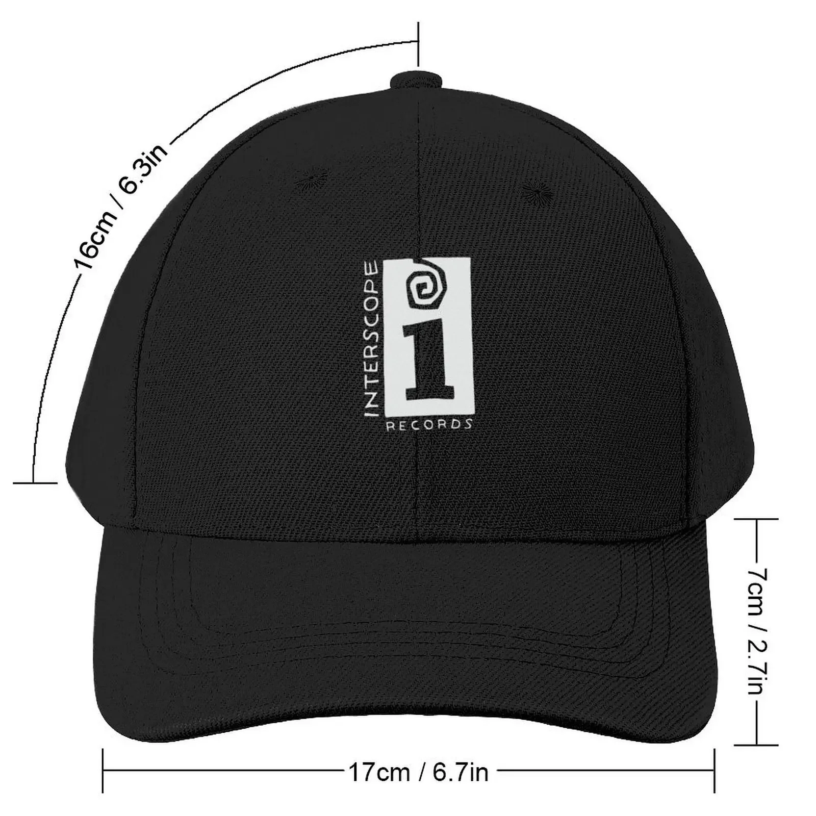 BEST SELLING Interscope Records T-Shirt Copy Baseball Cap Military Cap Man Sun Cap Men Golf Wear Women's