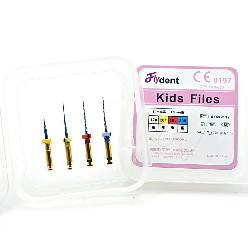 

Dental Files Blue Flexible Kids Files Endo Rotary Blue Endodontic Nickel Titainium Instrument for Children Dentistry