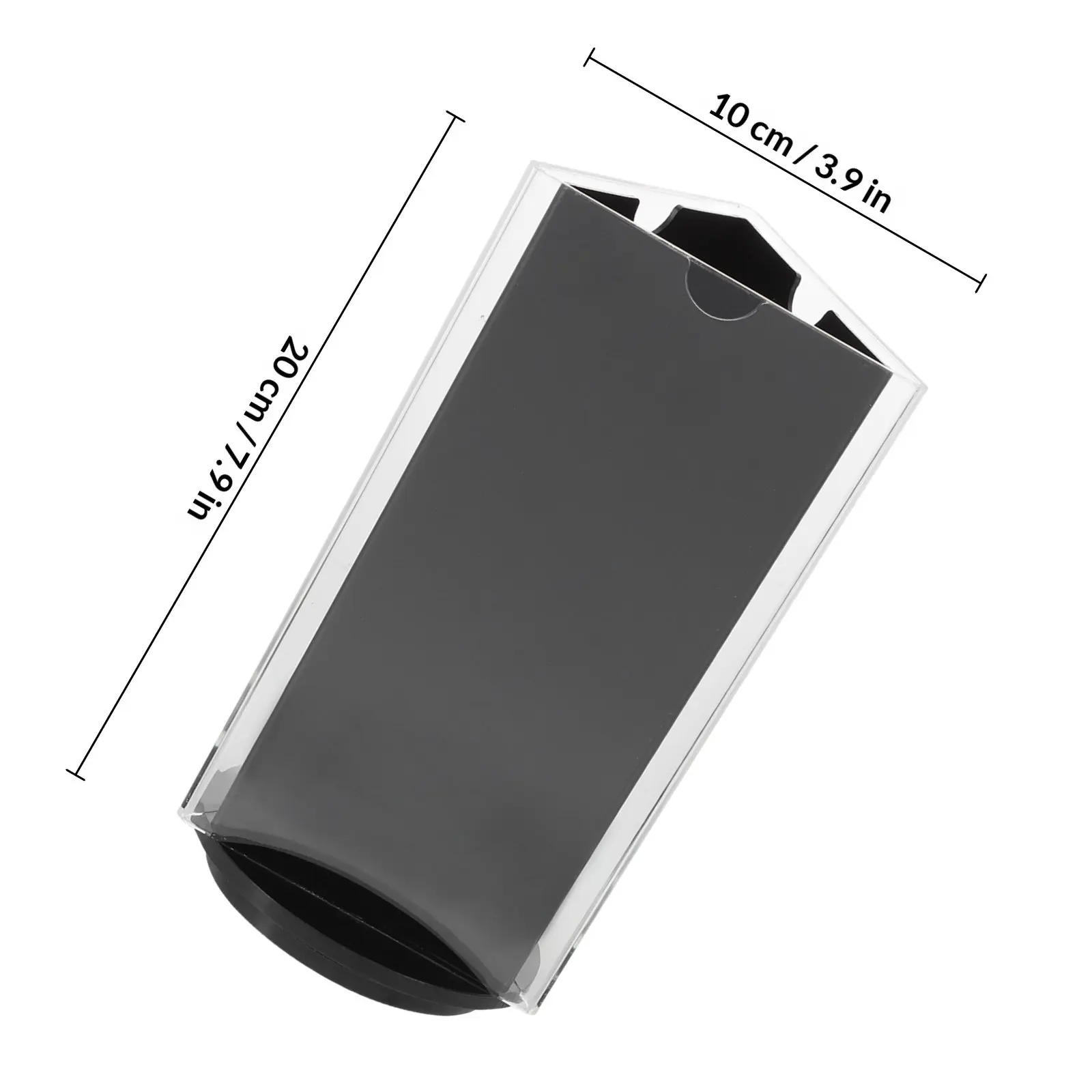 Acrylic Rotating Table Sign Holder for Hotel, Restaurant, Wedding Menu Display & Desktop Paper Note Stand