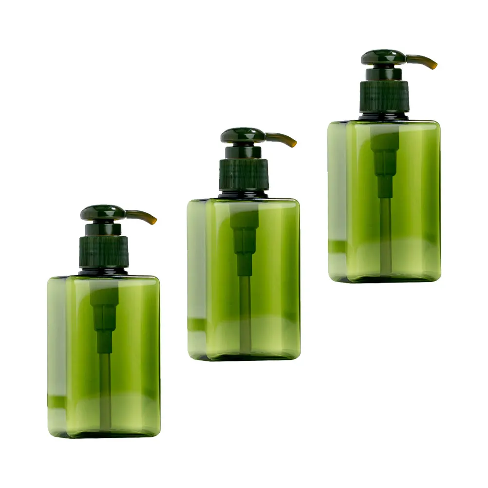 

3 Pcs Shower Bottle Lotion Travel Size Fashion Shampoo Liquid Dispenser Pump Eco Friendly Reusable Portable Bathroom