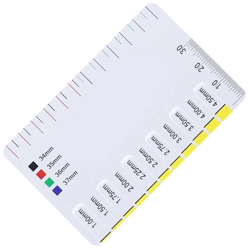 Guitar String Action Gauge Ruler Guitar String Height Gauge Bass Setups Gauge Luthier Repair Tool Guitar Measuring Tool - Image 5