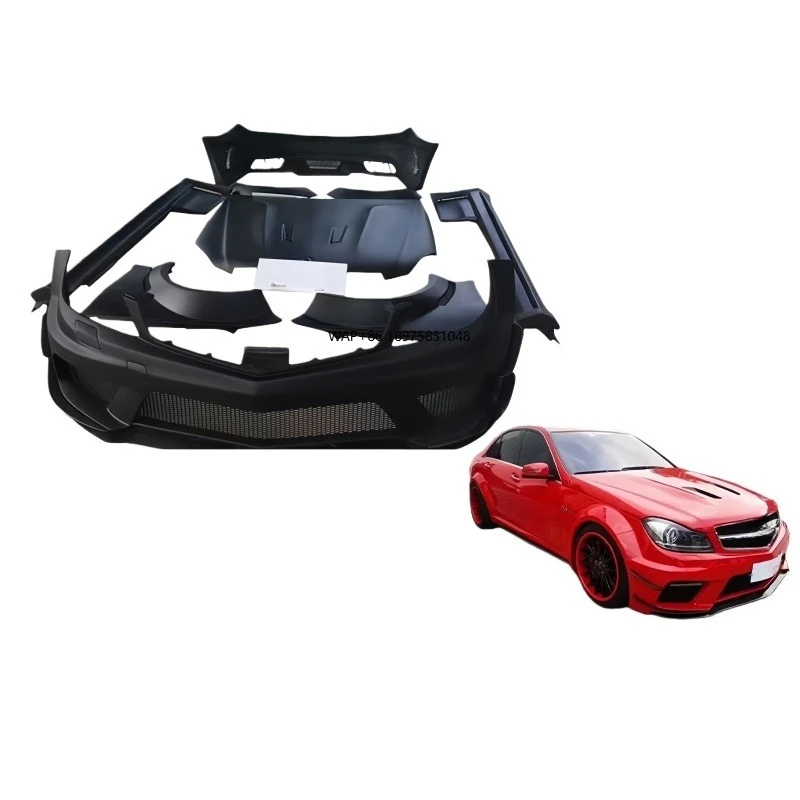 

Suitable for the 2010-2014 C Class W204 C63 Upgrade and Redesign Complete Set of Wide-body Body Kit