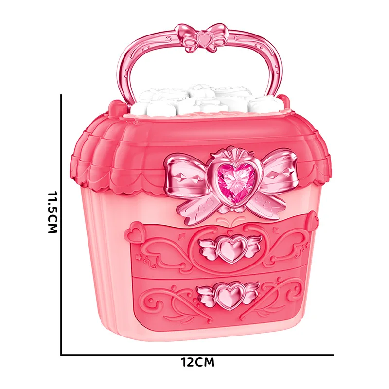 New Girls Jewelry Treasure Box Storage Suitcase Unlocked Treasure Hunting Jewelry Box Princess Play House Toy Birthday Gifts