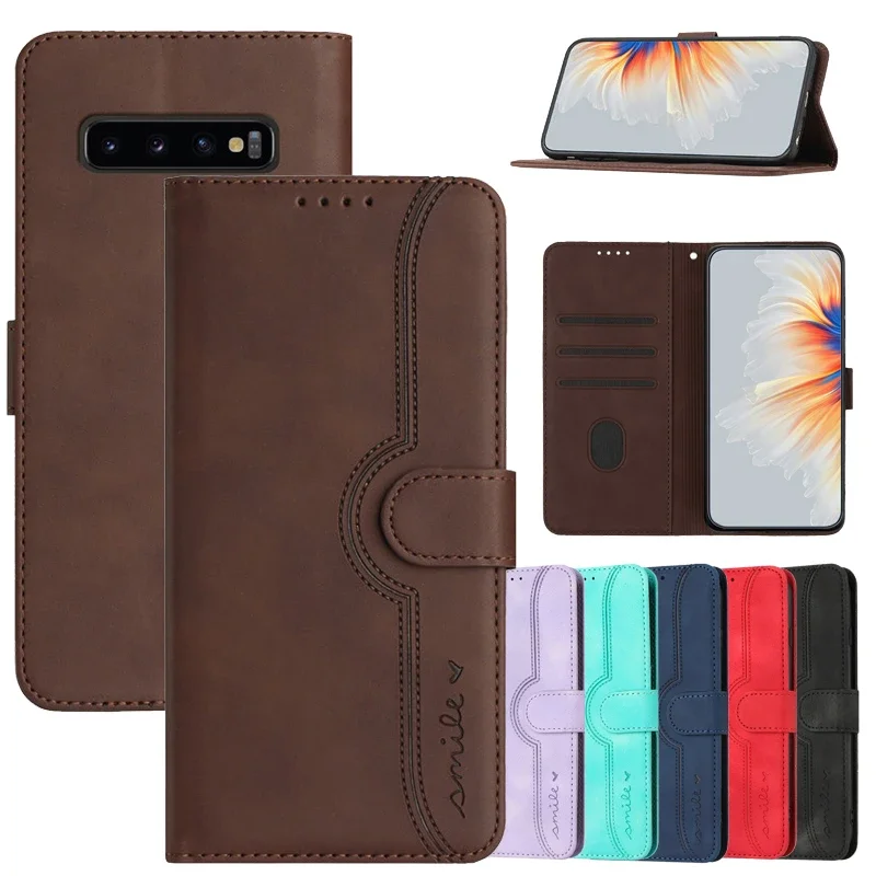 Flip case para samsung galaxy s7 edge, capa para samsung galaxy s8 s9 s10 plus s10e s7edge
